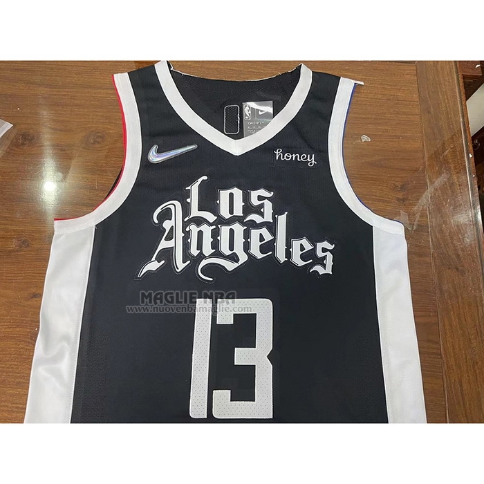Maglia
 Paul George NO 13 Los Angeles Clippers Citta
 Autentico
 2020-21 Nero
